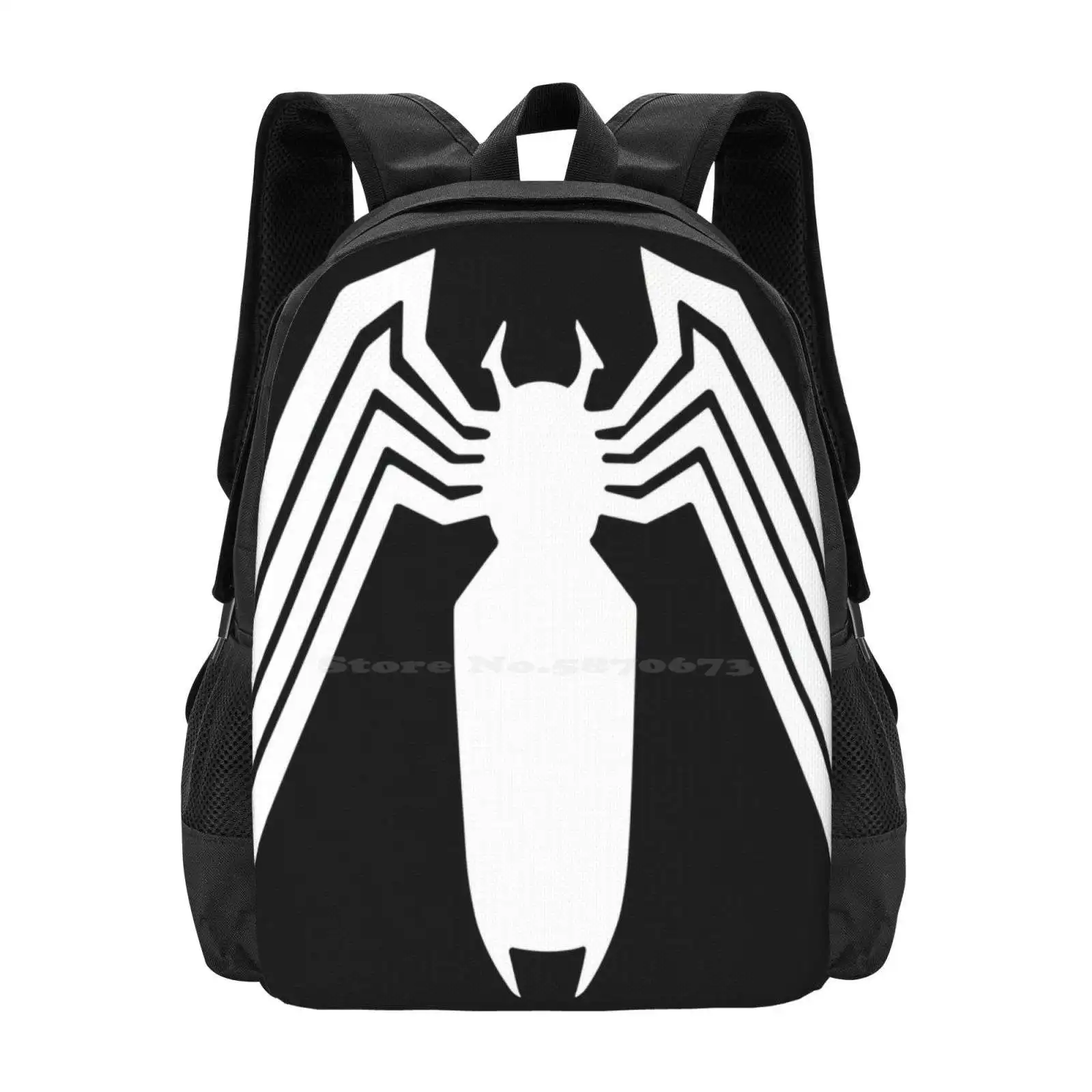 Alien Goo Large Capacity School Backpack Laptop Bags Alien Movie Venom Comic Goo Symbiote 