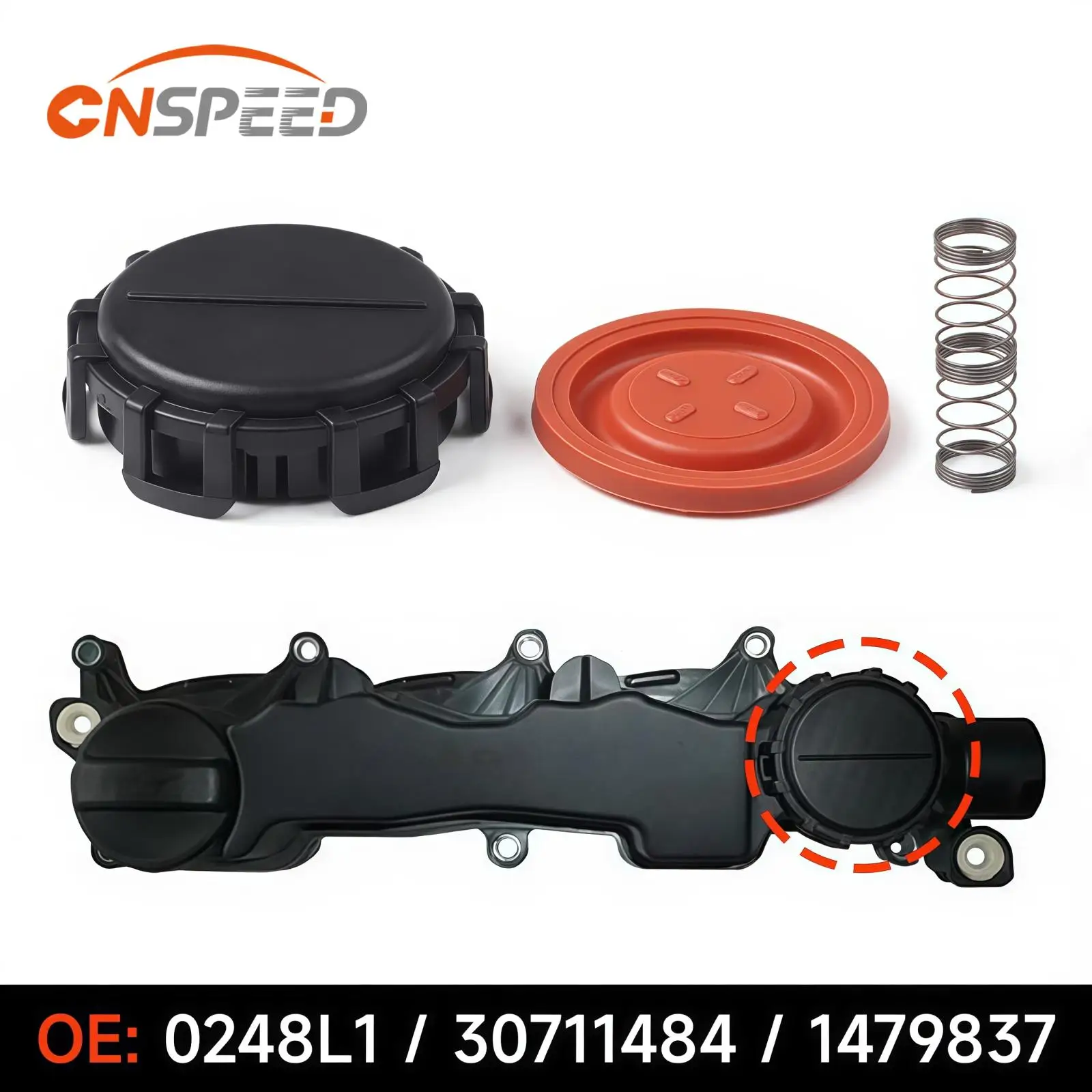 

New Car PCV Valve Cover Kit Membrane Repair Accessories For Ford C-MAX Fiesta VI Focus II Fusion Citroen Berlingo C2 C3 C4 Volvo