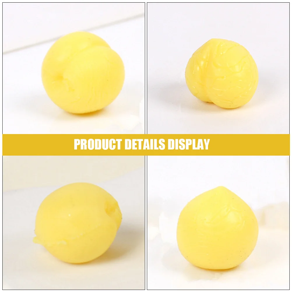 

25 шт., персиковые шарики для снятия стресса, креативные декомпрессионные игрушки для рук, вечерние расслабляющие подарки для офиса, школы, домашнего использования