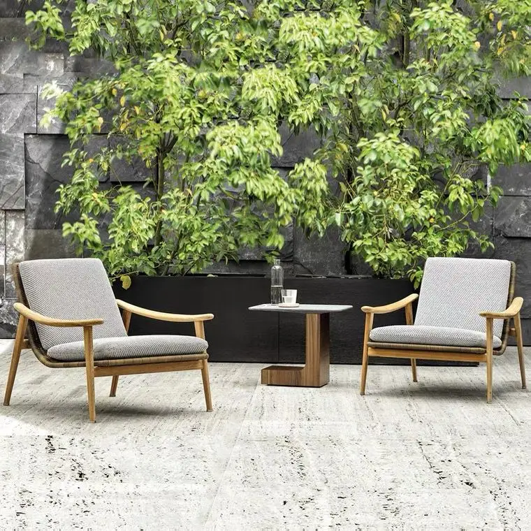 

Leisure, outdoor, solid wood, tables and chairs, balcony, courtyard, garden, outdoor, waterproof, sunscreen, rattan, furniture