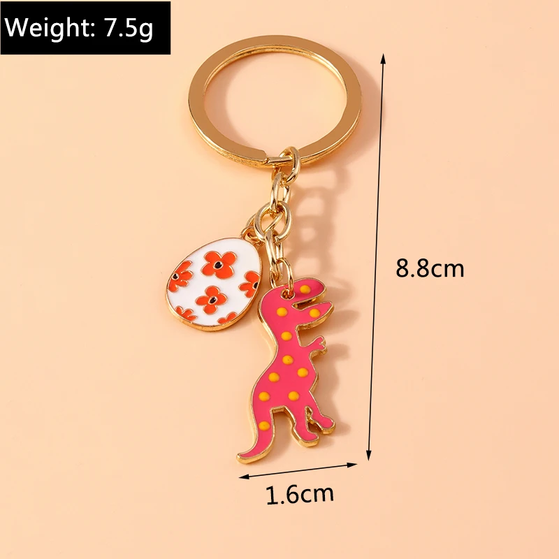 Niedliche Emaille Elefant Katze Schlüssel bund Frauen Mädchen Tier Schlüssel ring Anhänger für Auto Schlüssel halter Handtasche Charms DIY Schmuck Geschenk – Detail 5