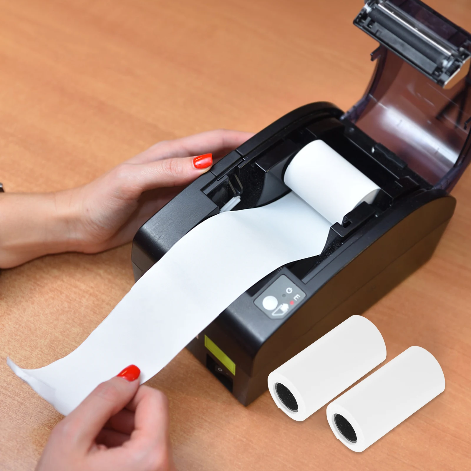 

80 Rolls Thermal Paper Camera Printing White Children Camera Wood Pulp Instant Print Kids Rolling Paper Miniprinter Accessories