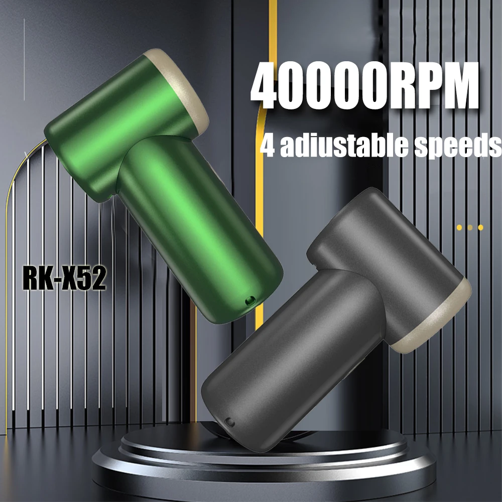 العاصفة مروحة تربينية 40000 دورة في الدقيقة مروحة يده التخييم مروحة محمولة منفاخ الغبار فرش مروحة تربو 20 متر/الثانية 4-سرعة سرعة الرياح