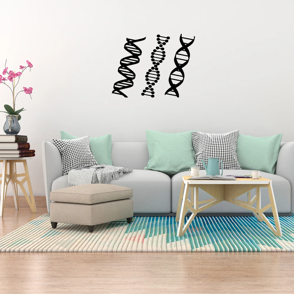 1 pc hot sale Multiple styles DNA mode Wall Stickers Self Adhesive Art Wallpaper For Baby Kids Rooms Decor Vinyl Decals