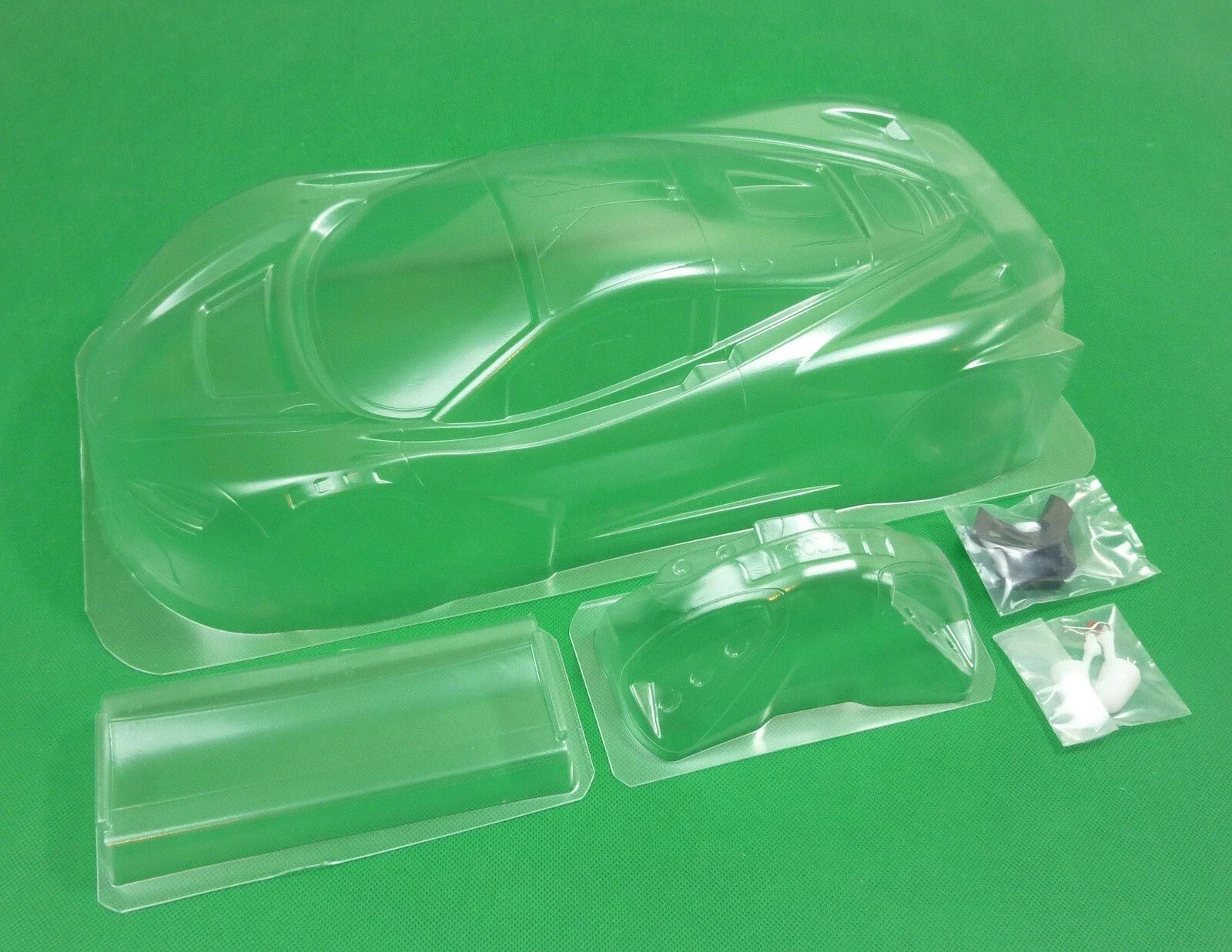

1/10 720s GT3 RC Car body shell with Decal sheet fit Tamiya Chassis (257mm wheelbase) Racing car kyosho Yokomo hsp hpi