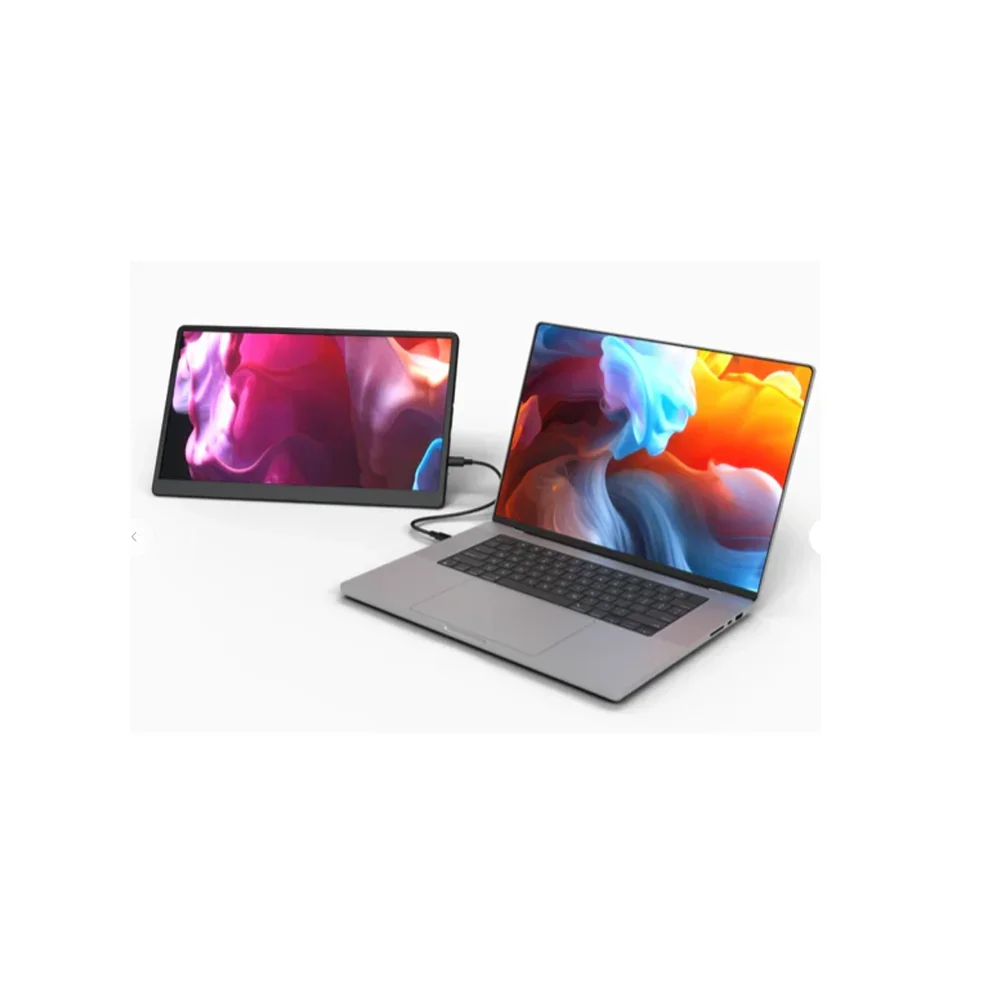 2026 Single 15.6-Inch IPS Panel Portable Monitor Full-HD 1080p Anti-Glare Display Single USB-C Connection Most Convenient For Us