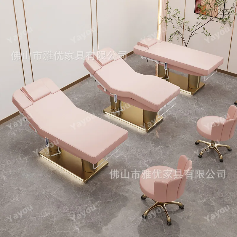 Beauty BedCross-Border Electric , Salon Micro-Surgery Medical Beauty Injection , Heated Massage Bed, Facial And Body C