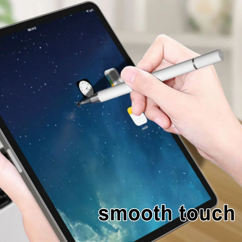 لراجع إلى الوصف أقلام شاشة تعمل باللمس للهاتف قلم مزدوج الرأس قلم حبر جاف عالي الدقة قلم لوحي لشاشة اللمس