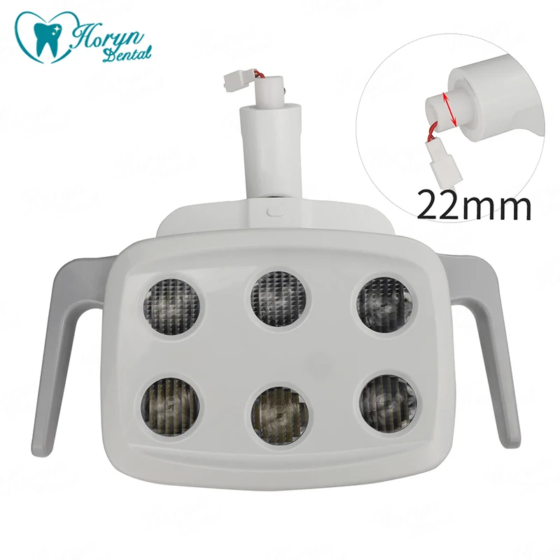 Dental Light Sensing Light, 6 LED, Luz Shadowless, Oral Care Tools, Cadeira Equipamento, Equipamento de clareamento dental