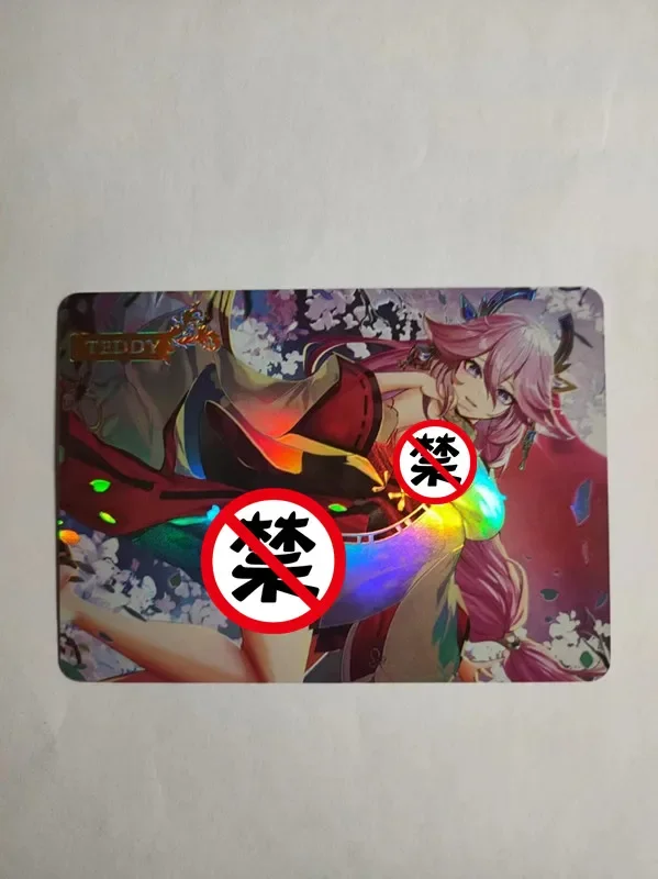1pcs/set DIY  Anime Goddess Cards Miko Character Series ACG Sexy Kawaii Toy Gift Game Comic Collection Cards