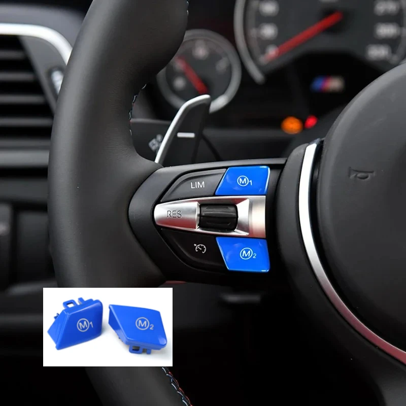 Car Steering Wheel M1M2 Alphabet Mode START STOP Engine Button Fit for BMW F33 F10 F11 F07 F15 F16 F20 F21 F22 F23 F30 F31 F32