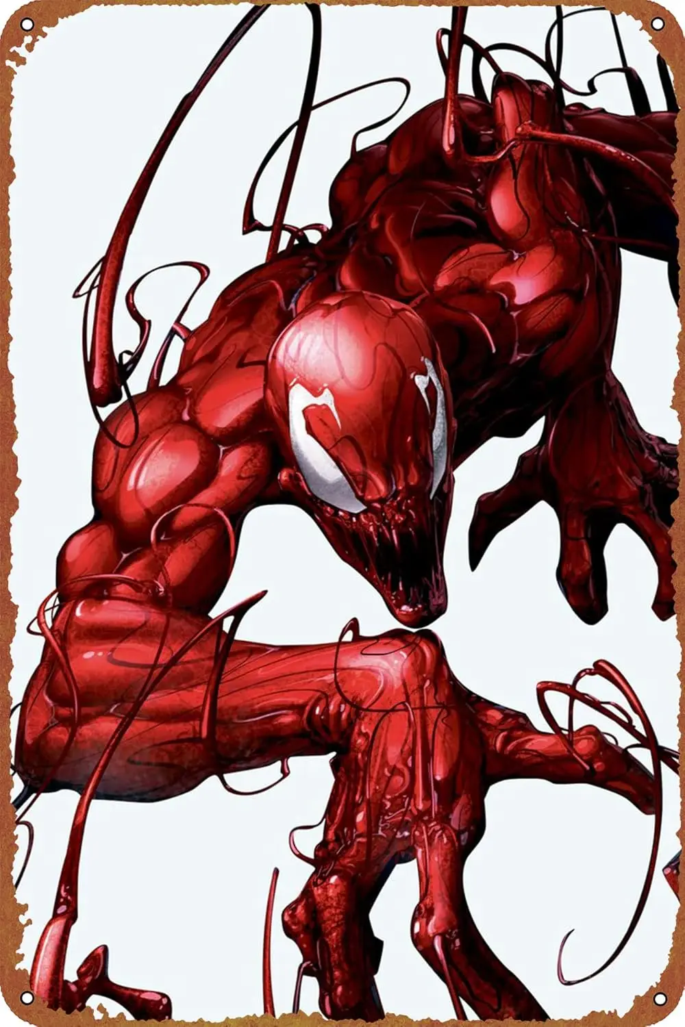 Carnage Comic Posters Tin Signs Retro Metal Movie Tins for Bar Pub Home Cafes Wall Decor, 8X12 Inch (20X30 CM)