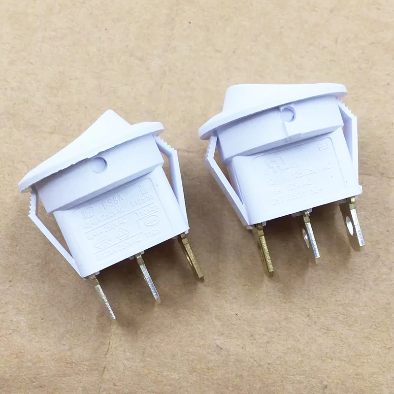 1~5pcs/lot  High current 10A round boat switch 3 pin 2 speed with light 20mm warp key switch