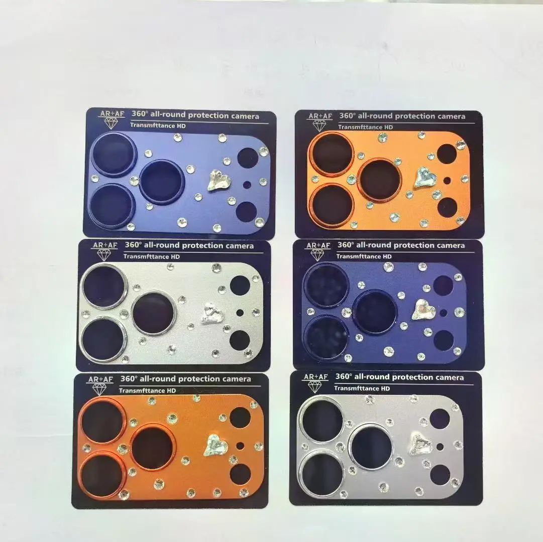 

Наклейка ручной работы со стразами, защита объектива камеры для IPhone 17 Pro 17 Pro Max, защитное стекло для камеры, полное покрытие, крышка