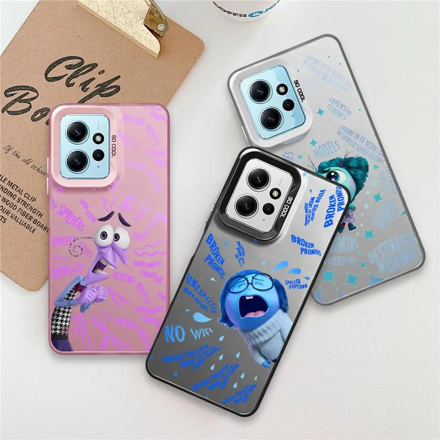 Inside Out 2 Phone Case for Redmi 12 4G 12C 13C 4G 5G 13 4G Poco X3 NFC X3 Pro C50 C51 C61 Redmi A1 A2 Plus A3x