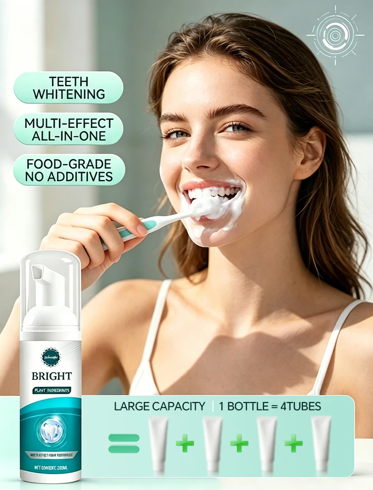 Новинка 2026 года: Мусс для от – обзор и цена Teeth Whitening Foam Toothpaste