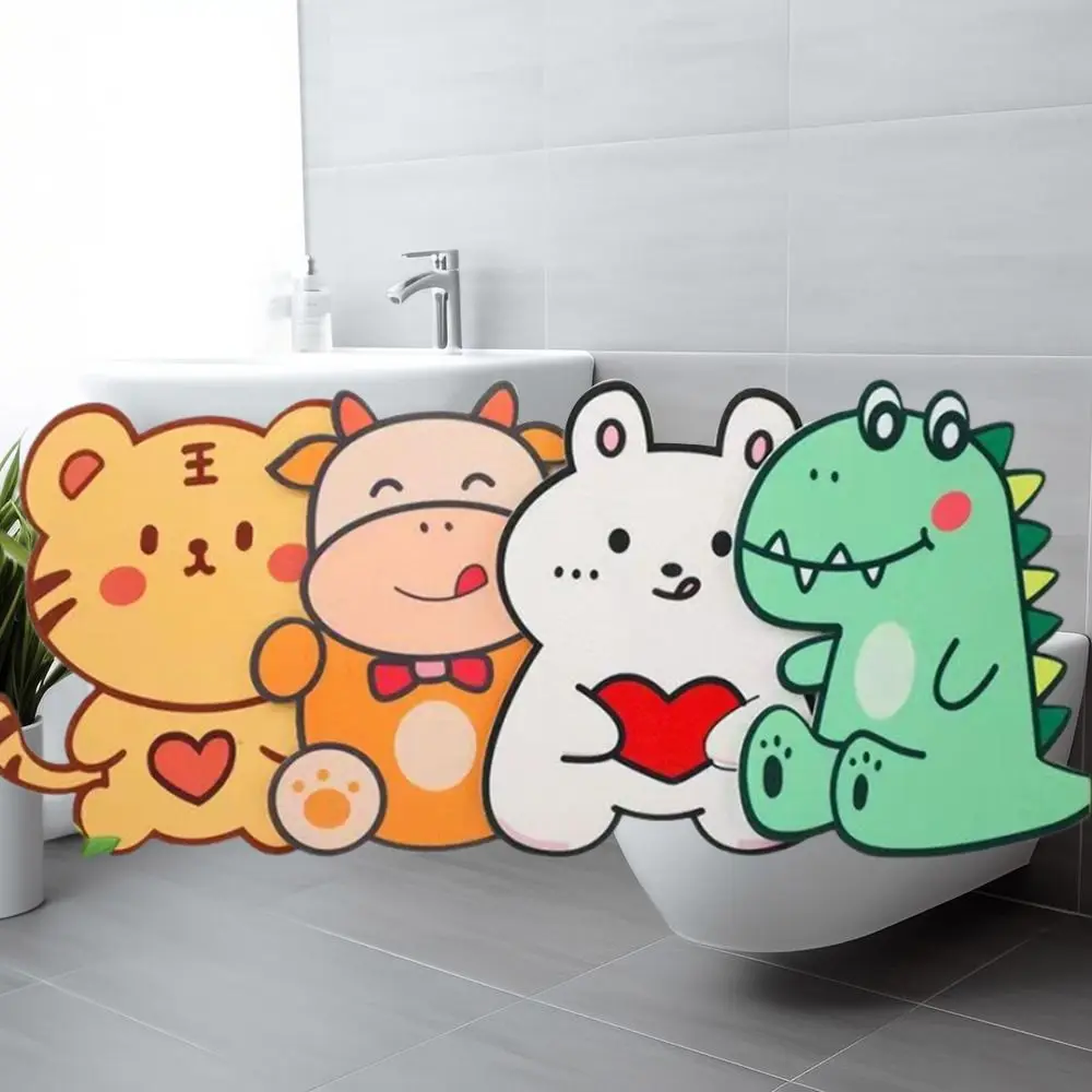 

Cartoon Animal Toilet Deodorant Stickers Rose Lemon Jasmine Fragrant Self adhesive Remove Odor Fresh Air Bathroom Supplies