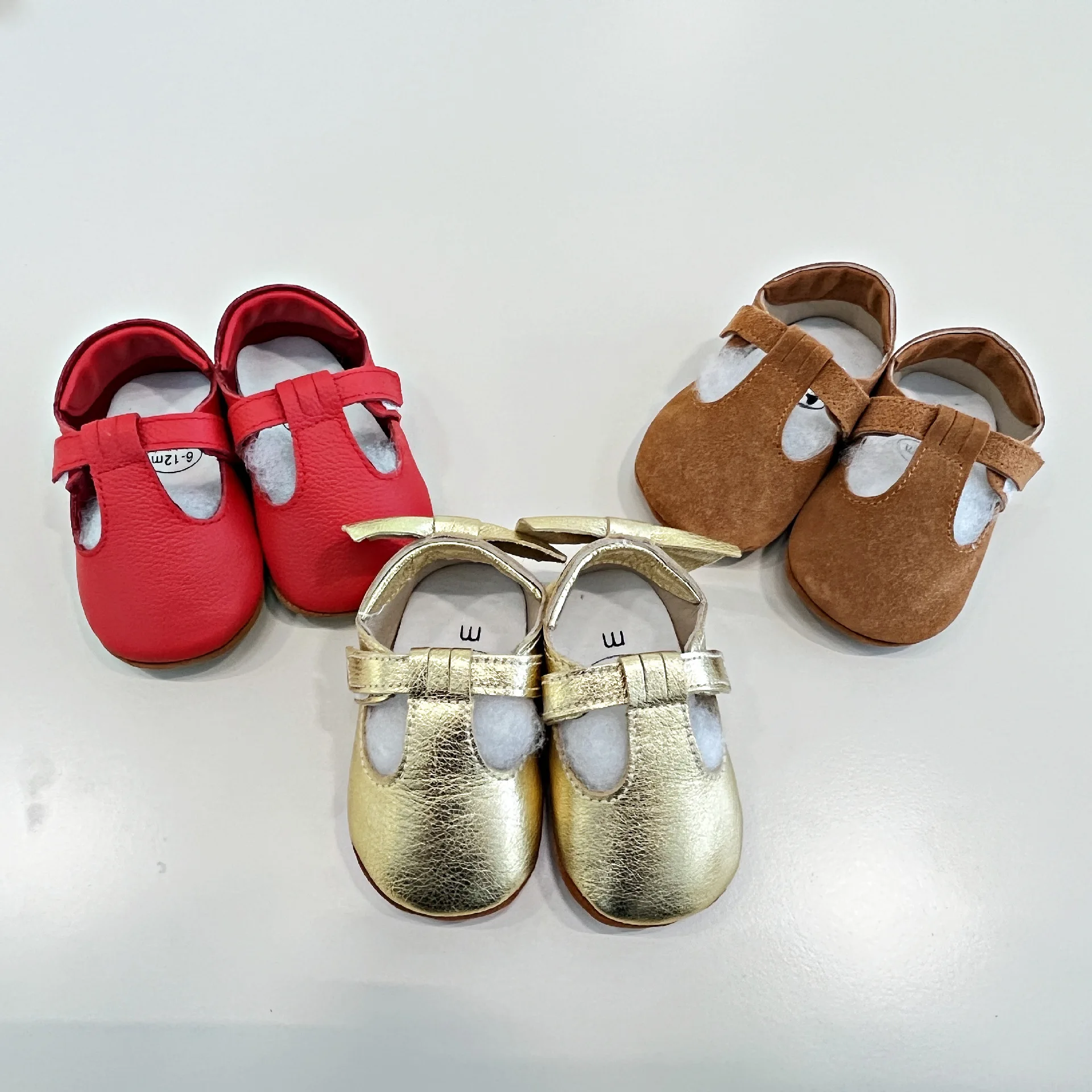 Baby Girls Shoes Sandals Toddler Casual Summer Gold Leather Shoes Newborn Infant Barefoot Shoes Sapato Loafers Kids Items stuff