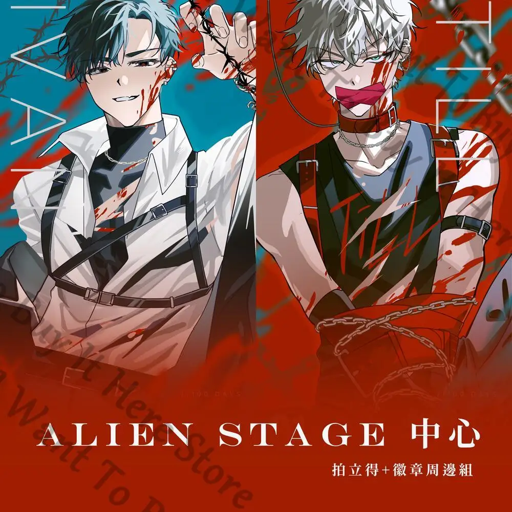 Original Anime Alien Stage Mizi Sua Luka Hyuna Till Ivan Cosplay Cartoon Instant Camera Ornament Card Mascot Lesser Calorie Gift