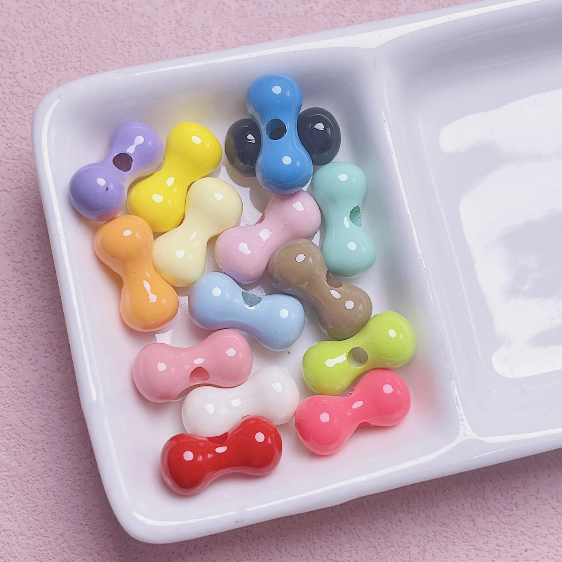 20pcs/lot Mixed Acrylic Beads Various Shape Loose Spacer Beads For Jewelry Making Handmade DIY Bracelet Necklace Accessories