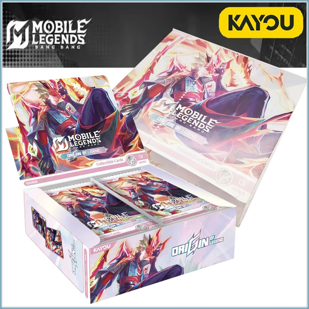 Genuine Kayou Mobile Legends: Bang Bang English Language Cards Unique Personality High Quality Game Character Card Birthday Gift