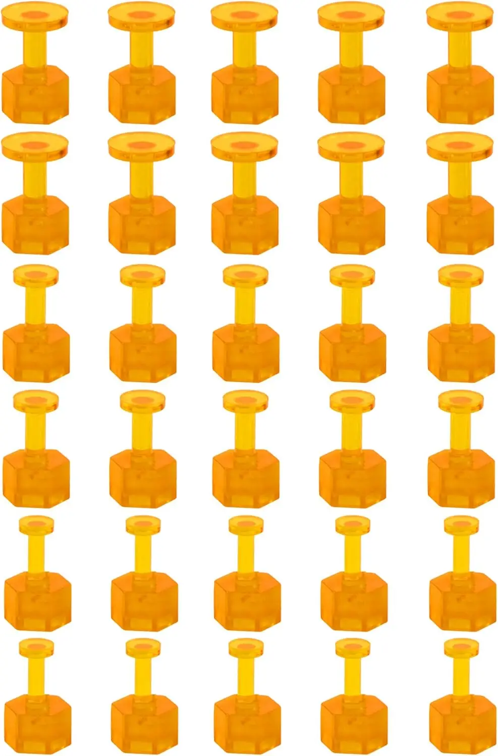 

3Size Dent Puller Tabs, 30Pcs Paintless Dent Repair Tools, Ice Suction Cup Glue Tabs for Car Hail Damage Removal (Orange)