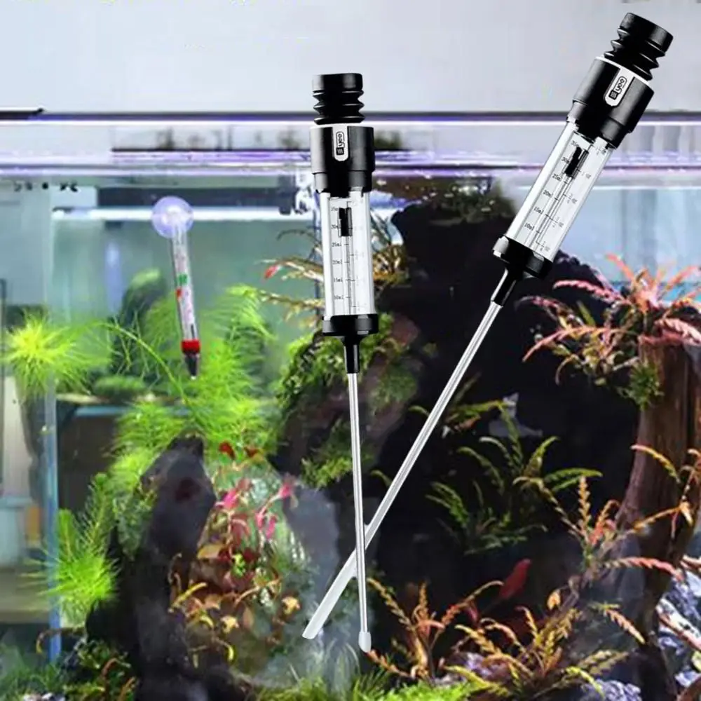 

Plastic Fish Tank Feces Suction Tool Strong Suction with Extension Tube Fish Tank Water Change Tool Detachable