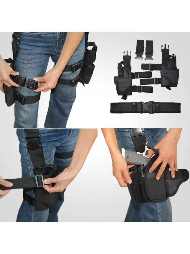 Étui universel pour pistolet Tornado, jambe tombante, cuisse, main droite et gauche, Sports de plein air, chasse, Glock, support pour pistolet, pochette pour pistolet
