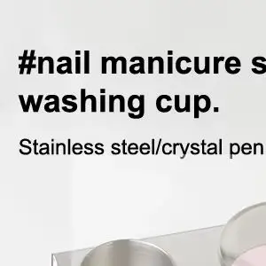 

3/5 шт., набор чашек для посуды Dappen из нержавеющей стали, салонный маникюр, акриловая пудра, контейнер для жидкости, органайзер, лоток Dappen, инструменты для дизайна ногтей