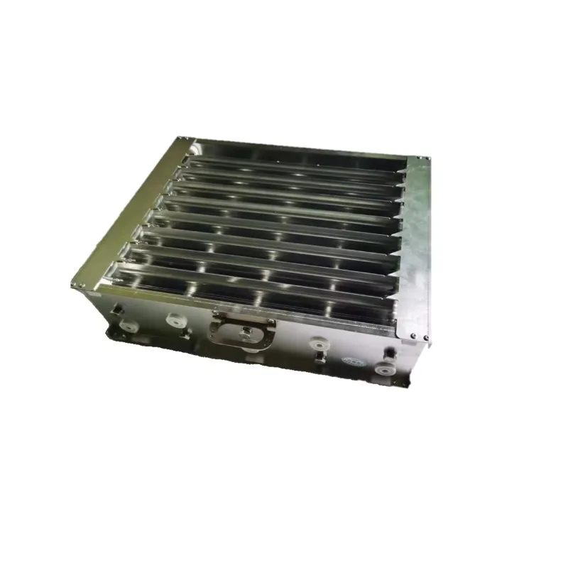 High-voltage electrostatic dust collector for air purification and smoke filtration
