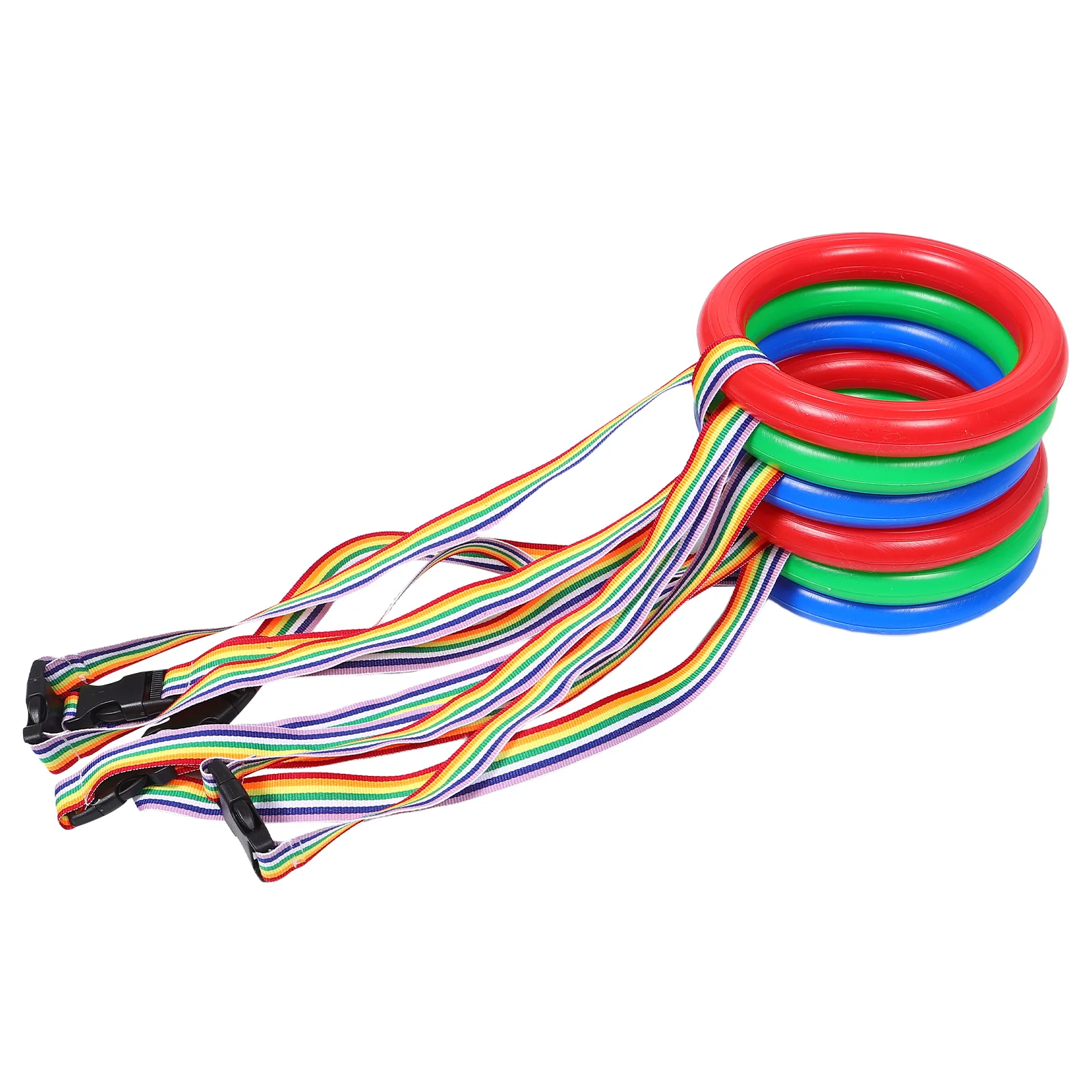 Cuerda de tracción para niños, cuerda para caminar preescolar con asas, arnés ajustable para niños pequeños, correa de seguridad para niños, mochila, 6 uds.