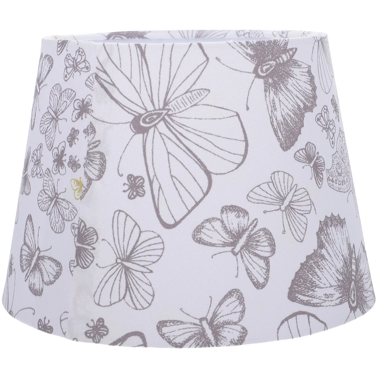 

Тканевый абажур для настольной лампы, круглый, для дома, спальни, гостиной, кабинета, библиотеки, отеля, современный дизайн с принтом, прочный