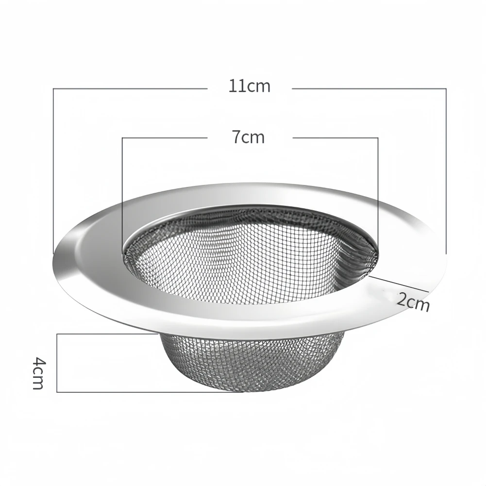 Multi Functional Stainless Steel Drain Stopper For Kitchen Batch Room Hair Drain Catcher Tool For Prevent Drain Trapped