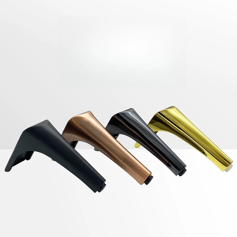 Light luxury metal sofa legs, TV cabinet support legs, coffee table furniture legs accessories, height increasing foot pads