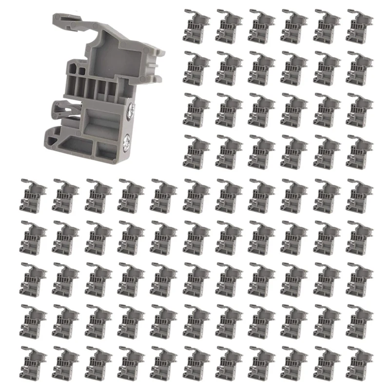 ABRU-E/Uk Din Rail Terminal Blocks End Stopper Bracket Grey,Terminal Block Connector(Pack Of 400)