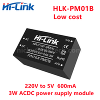 Hi-Link HLK-PM01B New low cost replacement of HLK-PM01 isolated converter 220V/110V to 5V 600mA switching power supply module