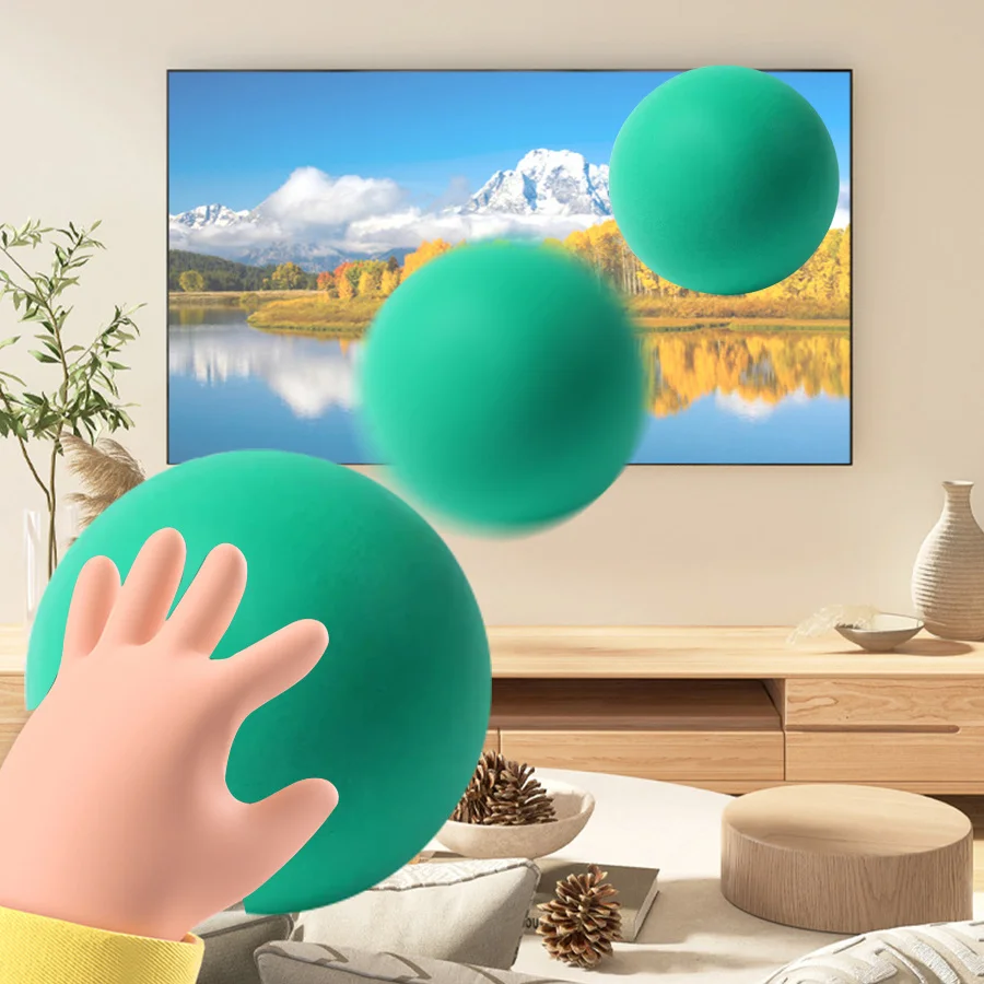 18 سنتيمتر إسفنجة مرنة كرة السلة الصامتة للتدريب الداخلي المنزل الترفيه أخضر أزرق أصفر برتقالي كرة هادئة هدية مثالية JXB