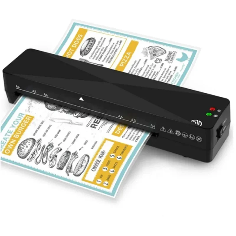 Portable Mini A4 A5 A6 Warm UP Faster Plastificadora Automatic Hot and Cold Laminator Machine