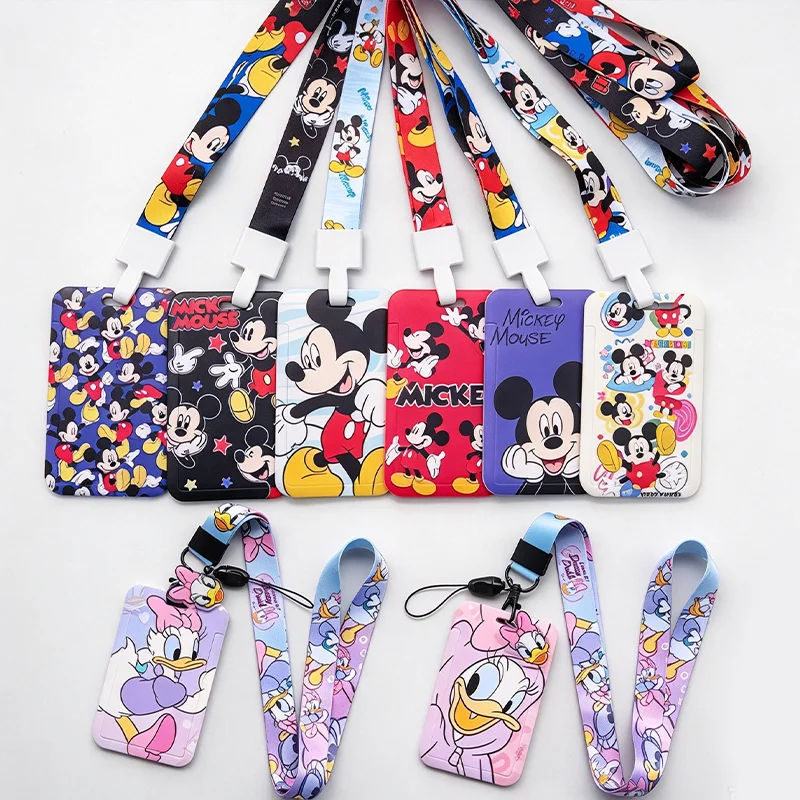 Disney Mickey stitch card holders, ID card pendant, Student card holder, Access control pendant,Work ID,lanyard,school,office