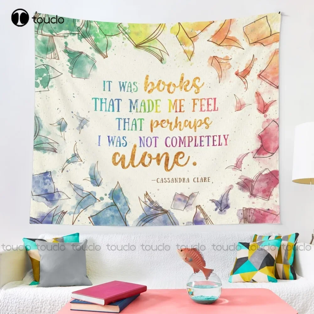 It Was Books Bookish Book Lover Bookworm Tapestry Cute Wall Tapestry Blanket Tapestry Bedroom Bedspread Decoration Wall Covering