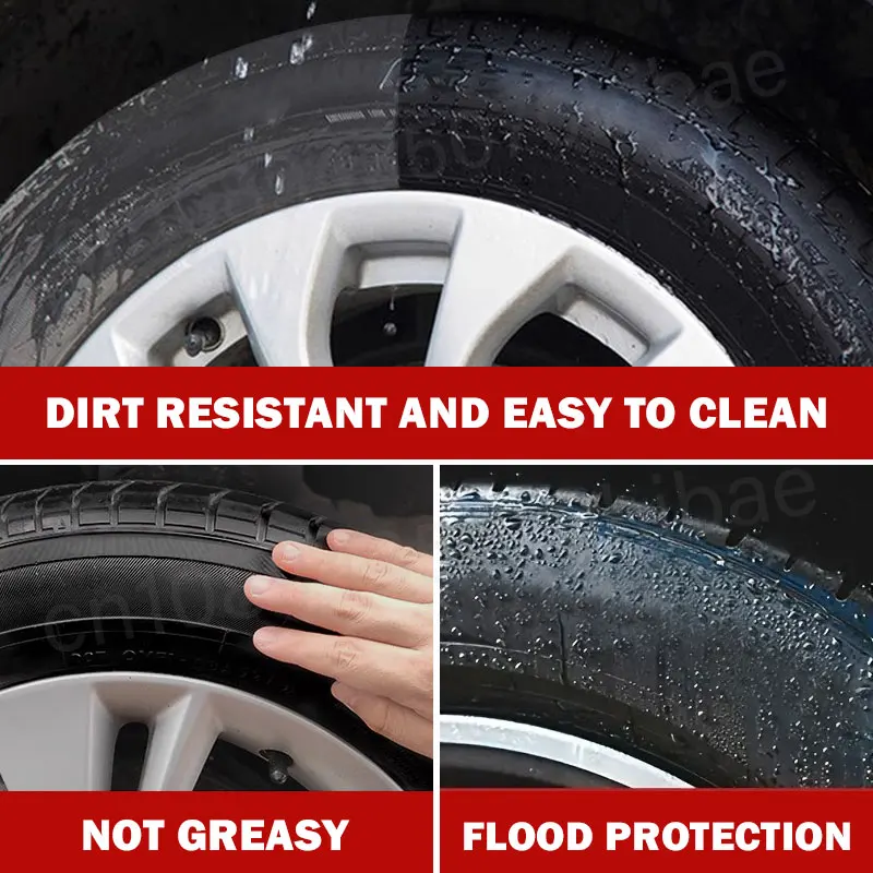 50 جرام طلاء الإطارات الشمع تجديد إطارات السيارة وطلاء الفيلم كريم الإطارات تألق طلاء الشمع أجزاء مطاطية السيارات لامعة لصق مكافحة الشيخوخة