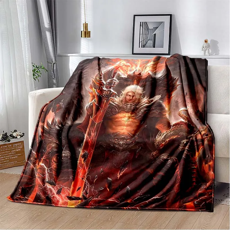 Legend of the Cryptids Game Print Flannel Blanket Ultra Soft Warm Throw For Couch Bedroom Living Room Indoor Home Decor Gift