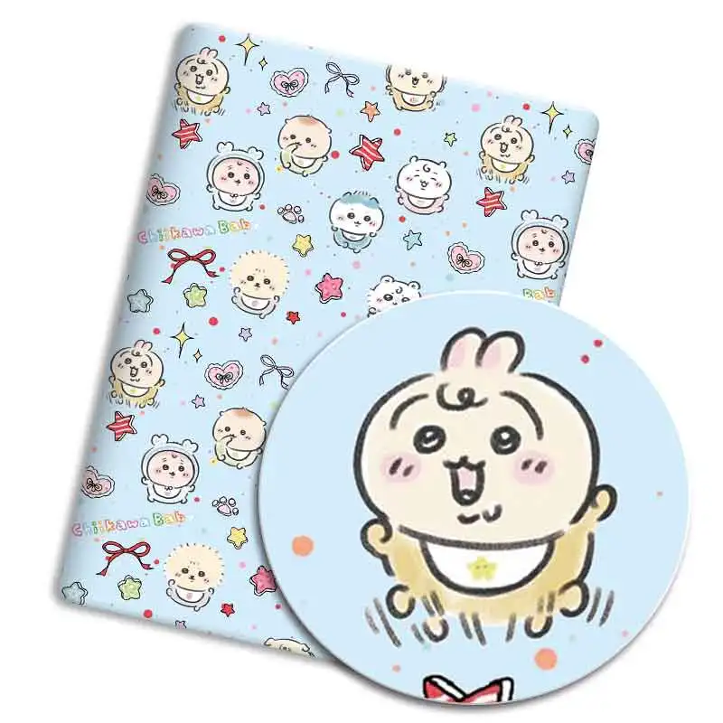 Cartoon Polyester fabric 140x50cm cotton fabric Patchwork Tissue Kid Home Textile Sewing Doll Dress Curtain Fabric