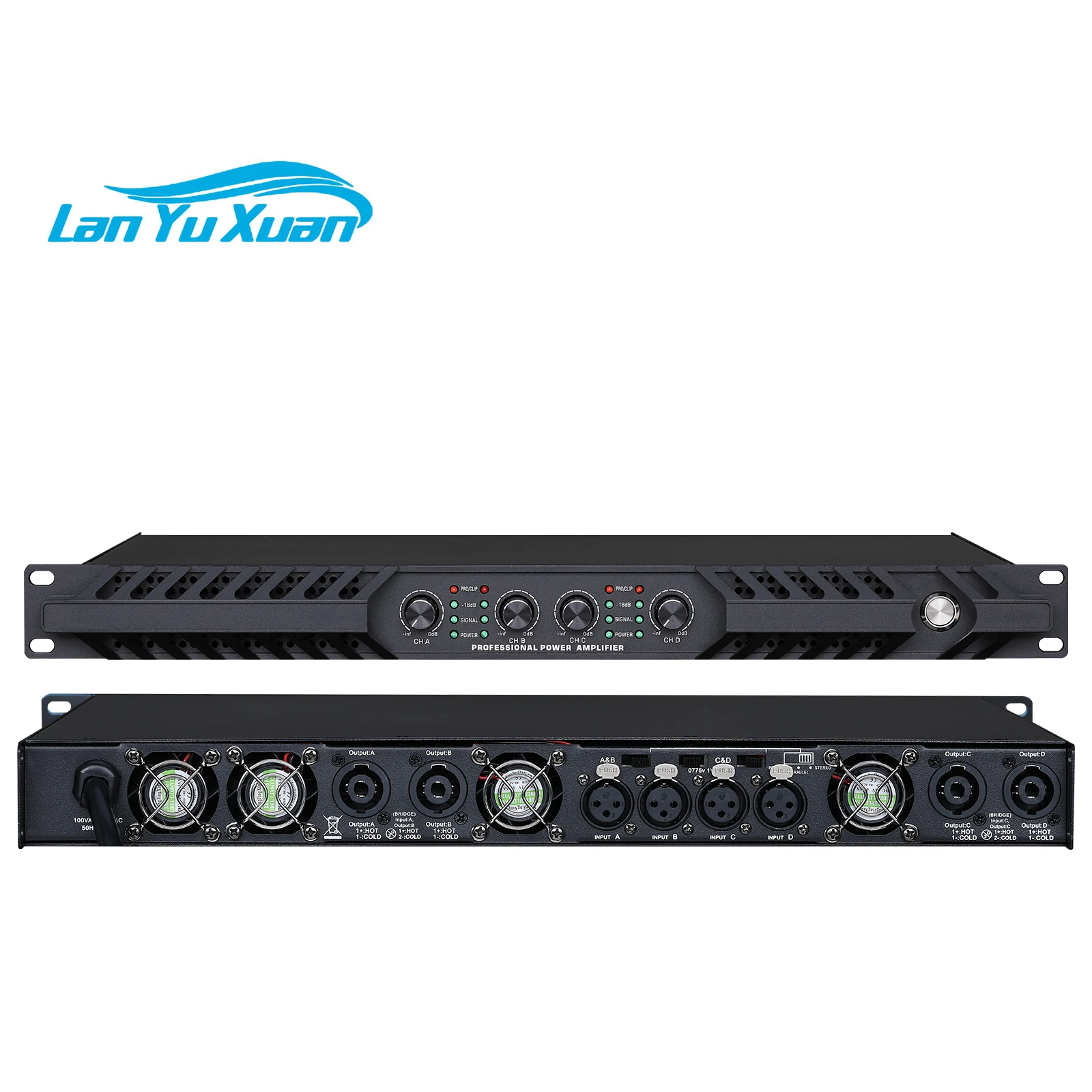 

Professional DP Series 4 Channel 4ch 3000w High Power Stage Audio Power Amplifier 4*3200W 4*3600W for Karaoke
