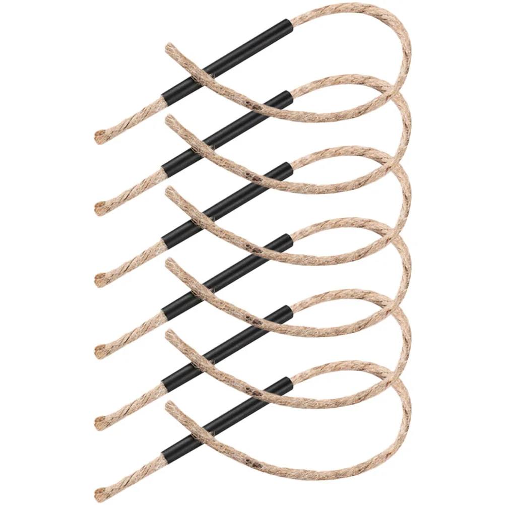 

6 Sets Fuse Survival Fire Tools Heavy Duty Guide Ropes Camping Numb Jute Starting Kit Cord