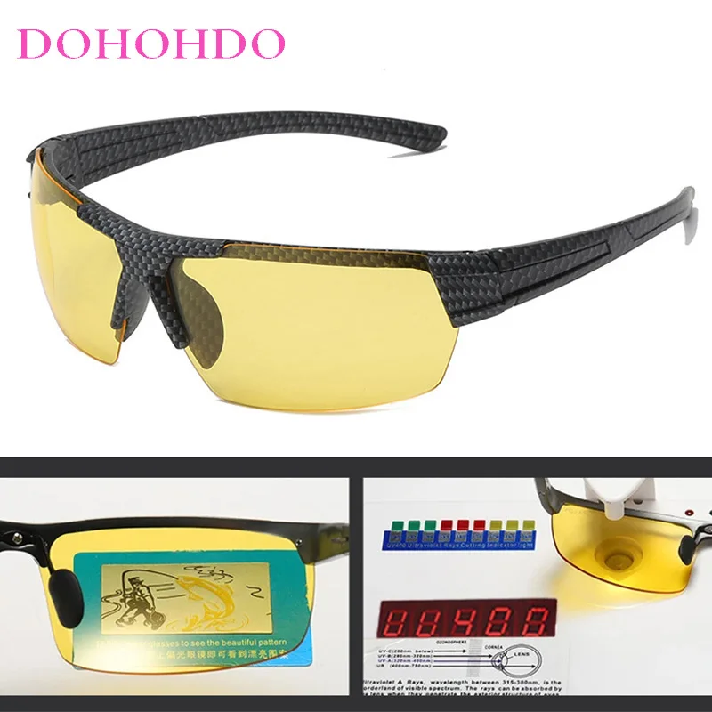 

2026 Sports Polarized Sunglasses Woman Anti-Glare UV400 Driving Classic Shades Man Day And Night Vision Outdoor Sports Goggles