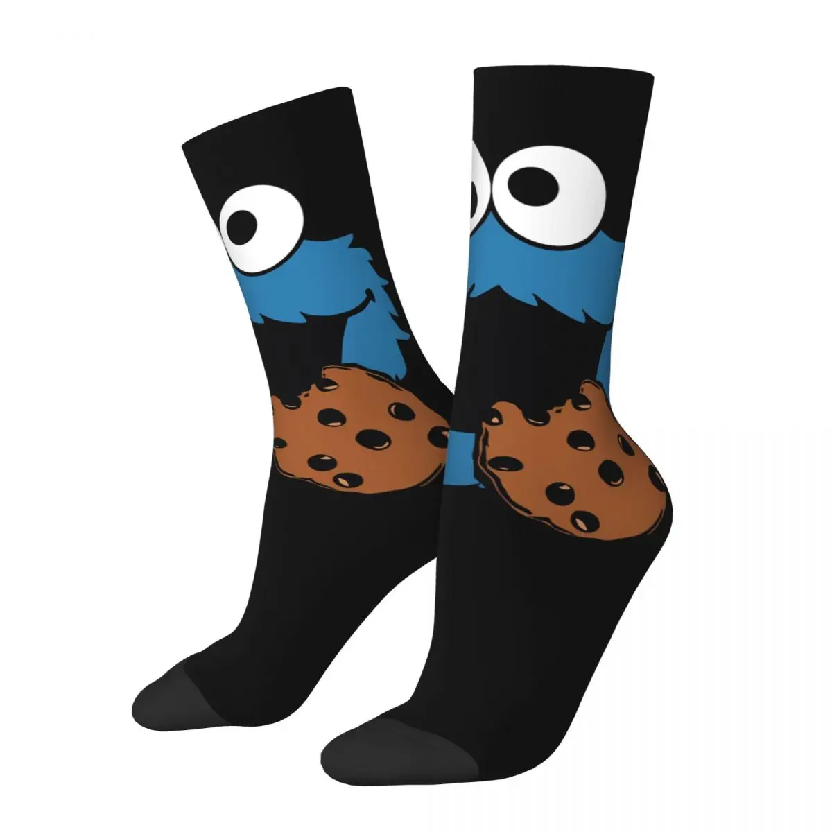 Sesame Street 80s TV Series Men Women Socks Windproof Novelty Spring Summer Autumn Winter Stockings Gift