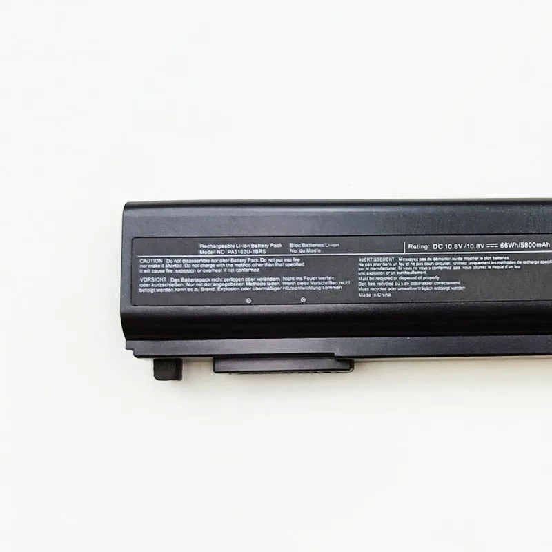 New 5800mAh 66WH PA5162U-1BRS Laptop Battery For Toshiba Portege R30 R30-A PA5162U PABAS277