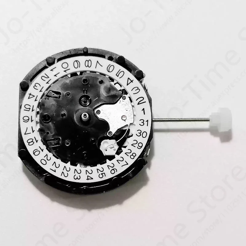 Sunon Pe903T-3 クォーツ時計ムーブメント中国リーン 3 針 2 目日付スモール クロノグラフ秒 1/10 秒