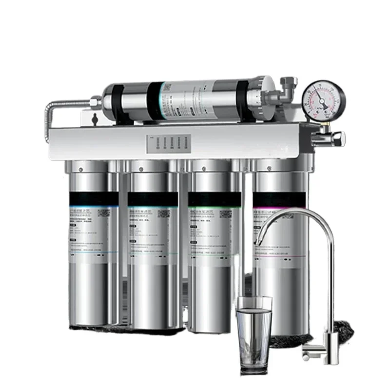 Commercial Grade 5-Stage Water Filtration System Stainless Steel Ultrafiltration Purifier for Home Drinking Water